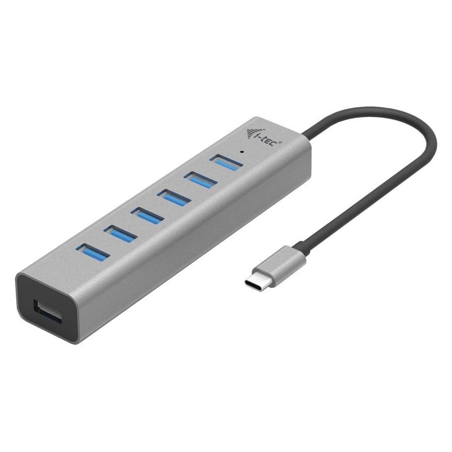 i-tec C31HUBMETAL703 (USB-A, USB-C, 7 Ports) (C31HUBMETAL703)