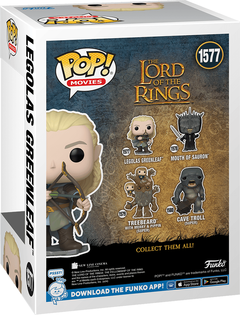 Funko Pop! Movies The Lord of the Rings Legolas Greenleaf #1577 Vinyl Figure