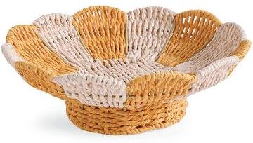 Woven Scalloped Bowl - Orange - Grandin Road