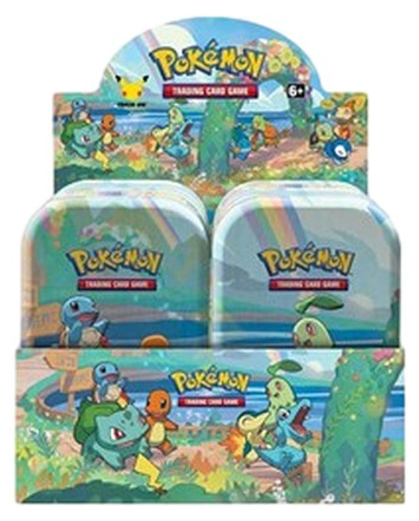 Pokemon Celebrations Mini Tins: 8-Tin Display Box