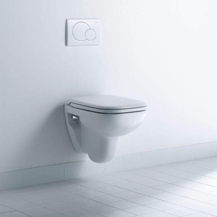 Duravit D-Code Wand Tiefspül WC 2211092000 weiß, HygieneGlaze, Compact