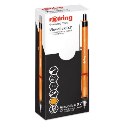Rotring VISUCLICK - Feinminenstift (0.70 mm, 2B, HB, 1x) (2089092)