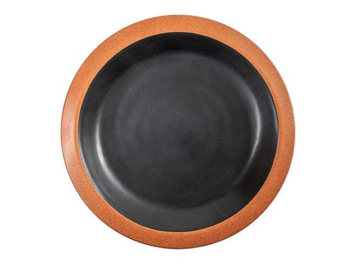 García de Pou 12 Stück, Teller 650 ml, Ø 25,4 x 3,4 cm, Schwarz, Melamin