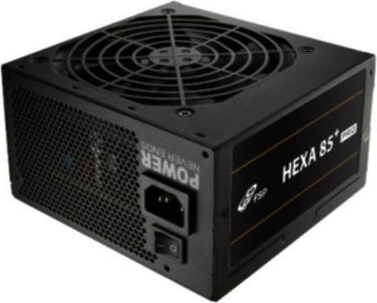 FSP Fortron HEXA 85+ PRO 450W voeding, 20+4 pin ATX, zwart