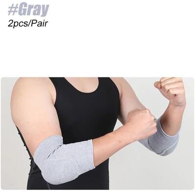 Uplift Essentials Compression Elbow Pads gray m