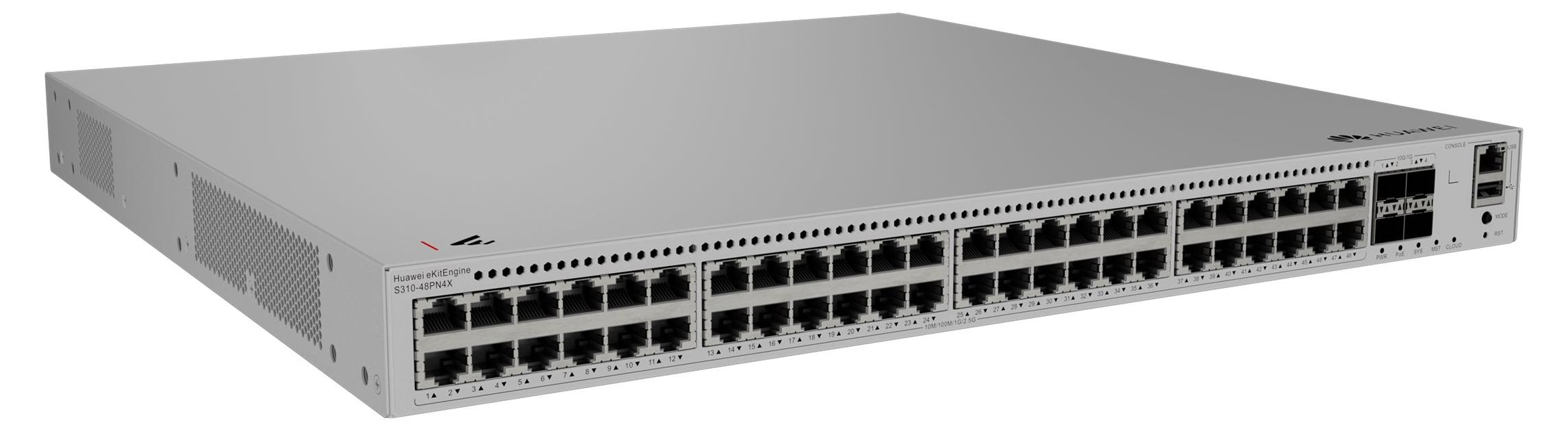Huawei eKitEngine S310 Series S310-48PN4X - Switch - 48 x 10/100/1000/2.5G (PoE+)