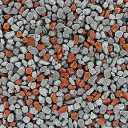 Terralith Metallic - Steinteppich WAND -metallic mix 206- für 1 qm