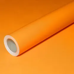 JUNOPAX Geschenkpapier orange 50m x 0,40m, nassfest