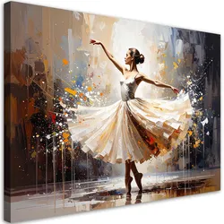 BILD auf Leinwand, Ballerina Tänzerin Frau