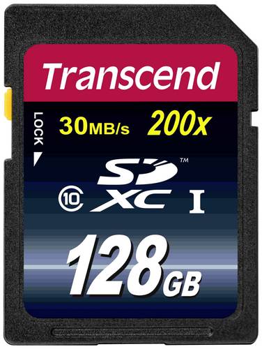 Transcend Premium SDXC-Karte Industrial 128GB Class 10