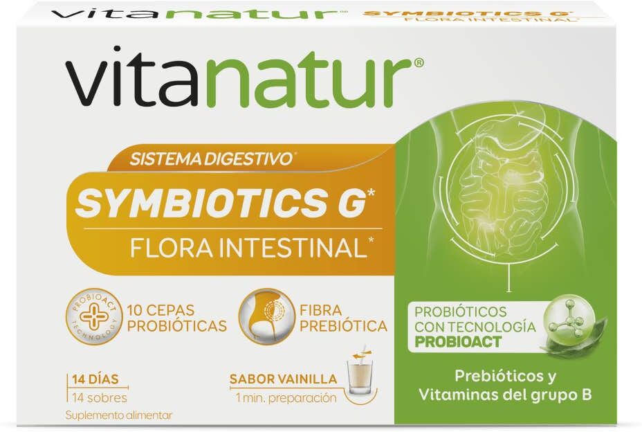Vitanatur Symbiotics G Flora Intestinal 14 sobres