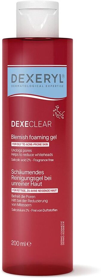 Dexeryl Dexeclear Reinigungsgel Schäum.unreine Haut 200ml