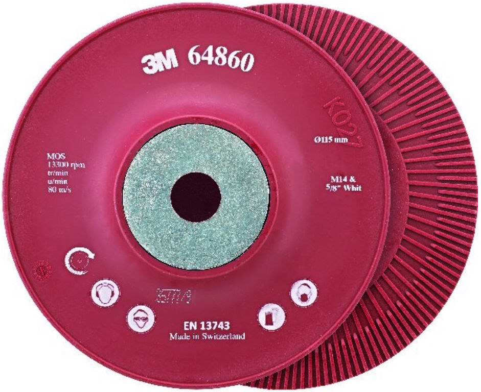 3M Fiberscheiben-Stützteller hart/gerippt 180 mm (7000032411)