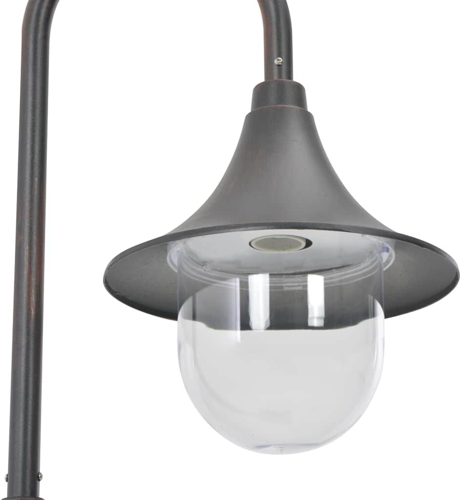 vidaXL Lampadaire de jardin E27 120 cm Aluminium Bronze