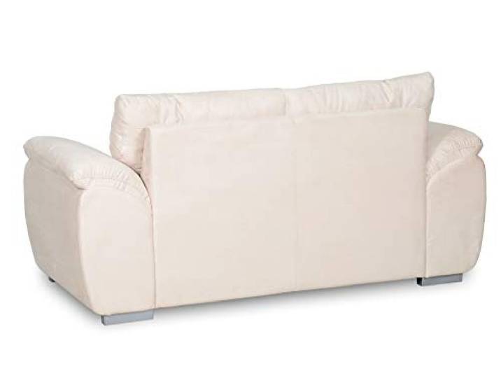 Cotta Zweisitzer, Mikrofaser, Beige, 185 x 88 x 90 cm