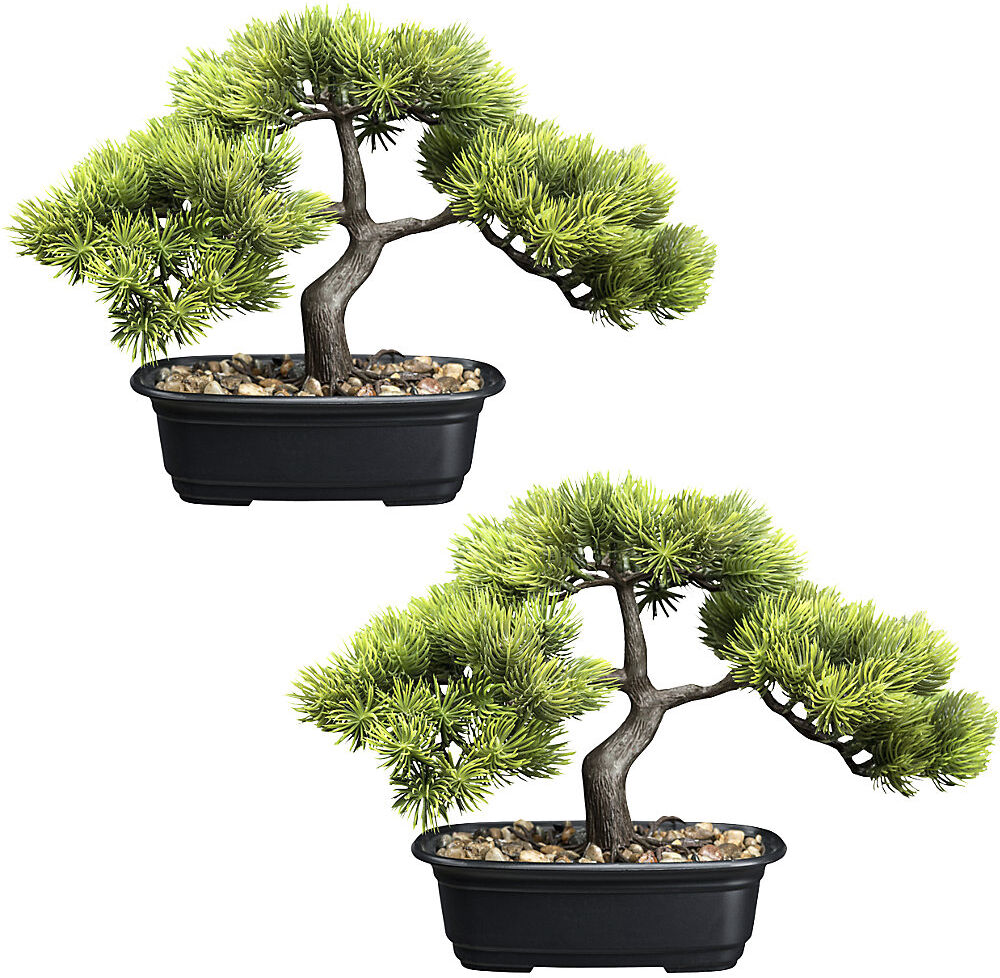kaiserkraft Künstliche Pflanze Bonsai-Kiefer, VE 2 Stk, Höhe 230 mm