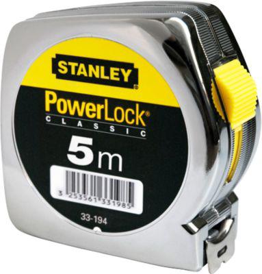 STANLEY Bandmaß PowerLock®, L 5 m x B 19 mm