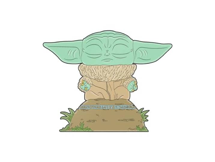 Funko POP! Large Enamel Pin Star Wars: GROGU - Star Wars: the Mandalorian Enamel Pins - Leuke Verzamelbare Novelty Broche - voor Rugzakken & Tassen - Cadeau Idee - TV Fans