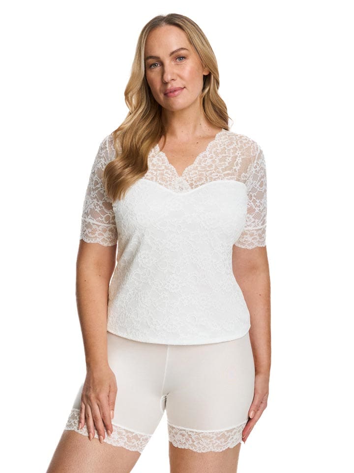 SUSA Bluse in Weiß - 38