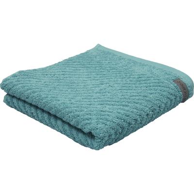 Handtuch ROSS "Smart", blau (lagune), B:50cm L:100cm, Frottier, Obermaterial: 100% Baumwolle, Handtücher, Uni-Rippe mit Velourslabel