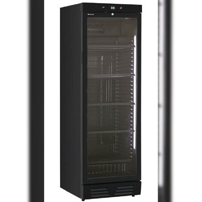 EKOFROST Statischer Getränkekühlschrank mit Umrührer, digitalem Thermometer und Bedienfeld. Temperatur 0°C/+10°C. Modell EKG390VGBLACK