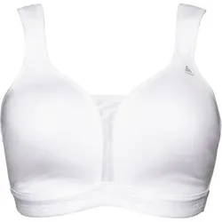 ODLO Damen Sport BH  Sport bra PADDED HIGH, Größe 70C in Weiß Weiß
