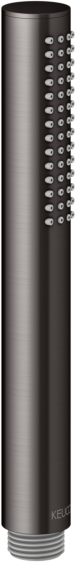 KEUCO Universal Stabhandbrause 56080350100 titanschwarz gebürstet, 1 Strahlart