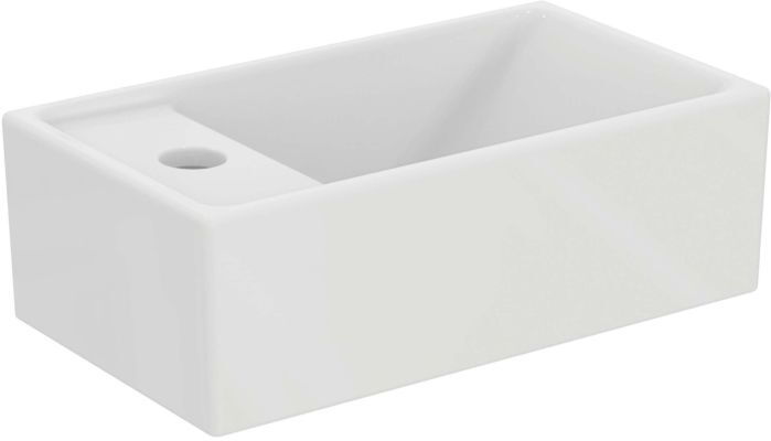Ideal Standard Plus Handwaschbecken E2134AA mit Idealstream Paket, Ablage links
