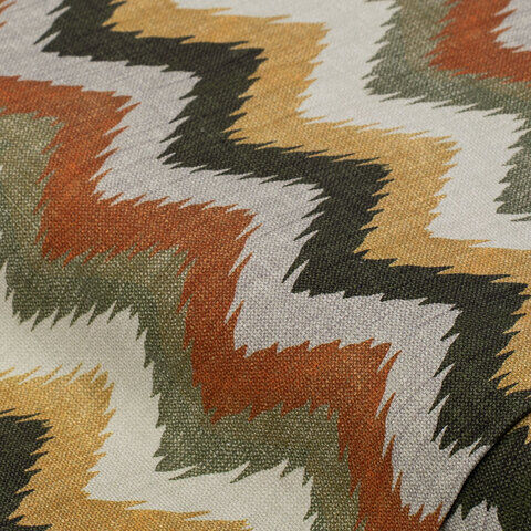 Outdoor-Gewebe "Zickzack", grün-color