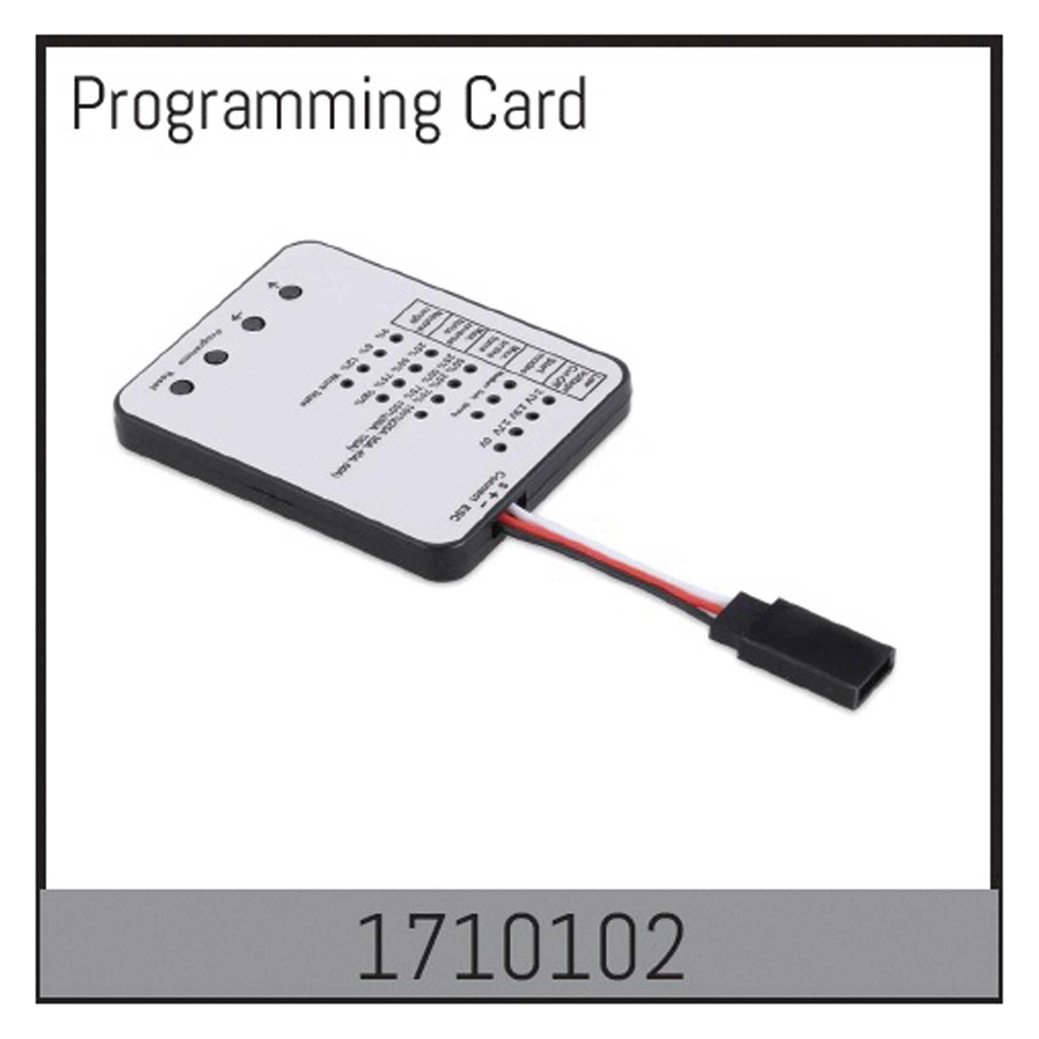Absima mamba 7: programming card (1710102)