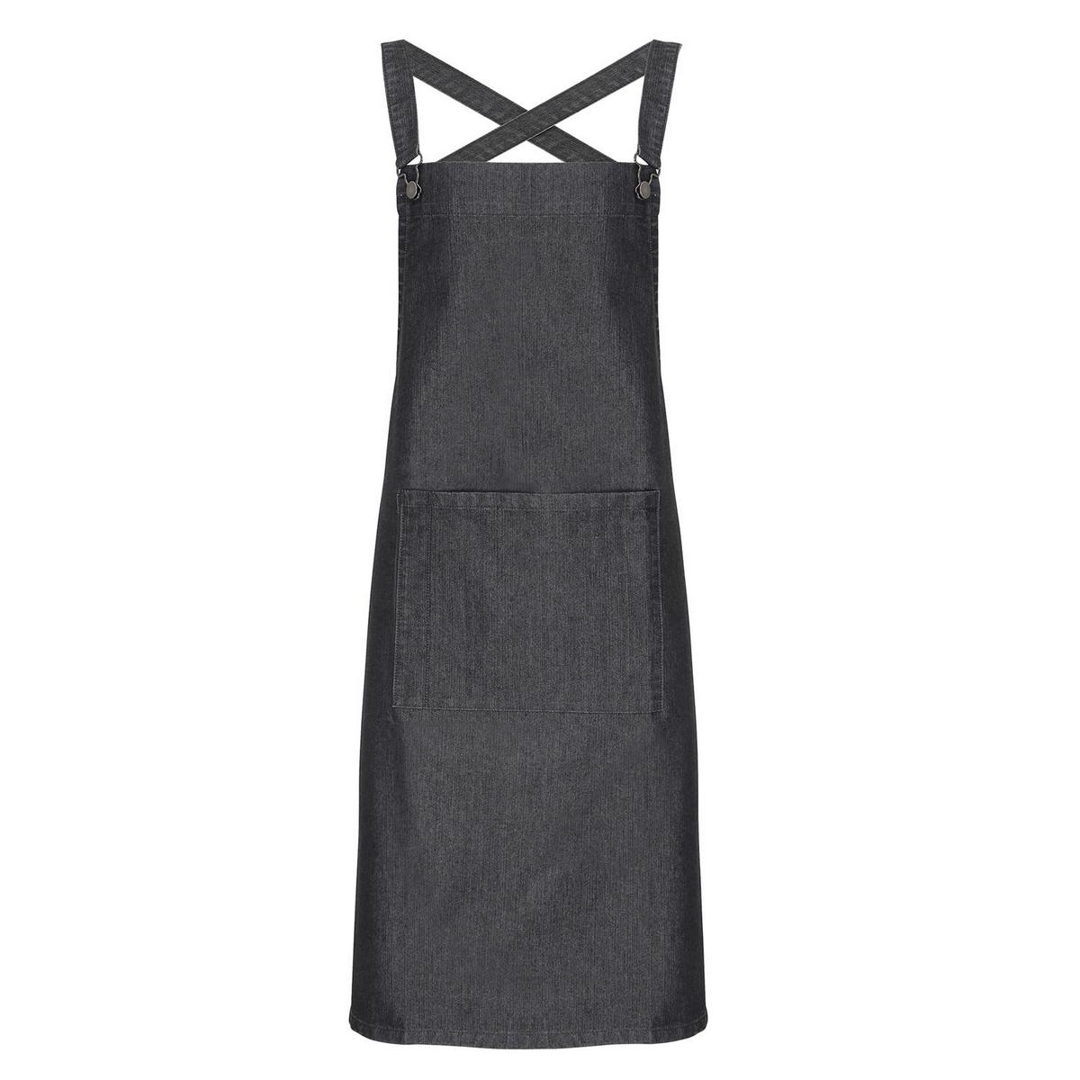 Premier Barista Slabbenschort met gekruiste rug (Zwarte denim)