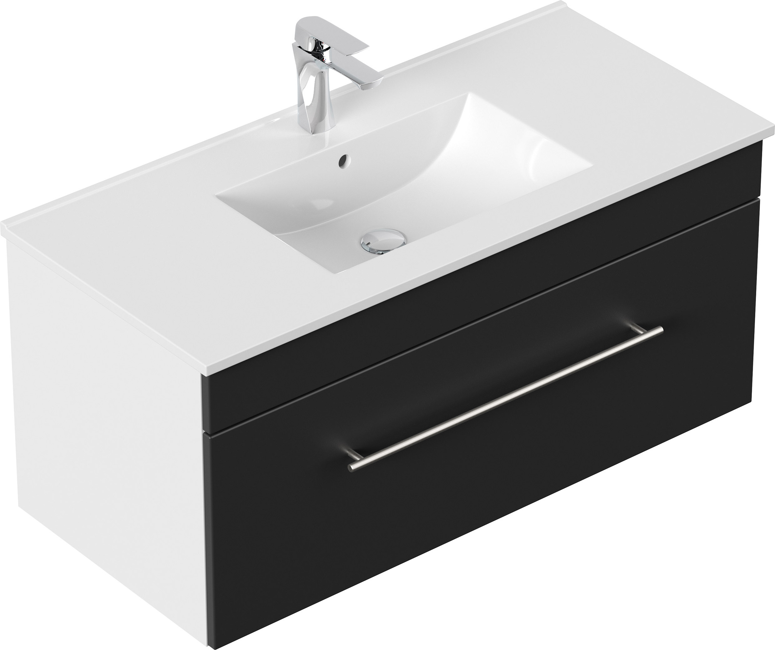 Badmöbel VIVA 100 schwarz