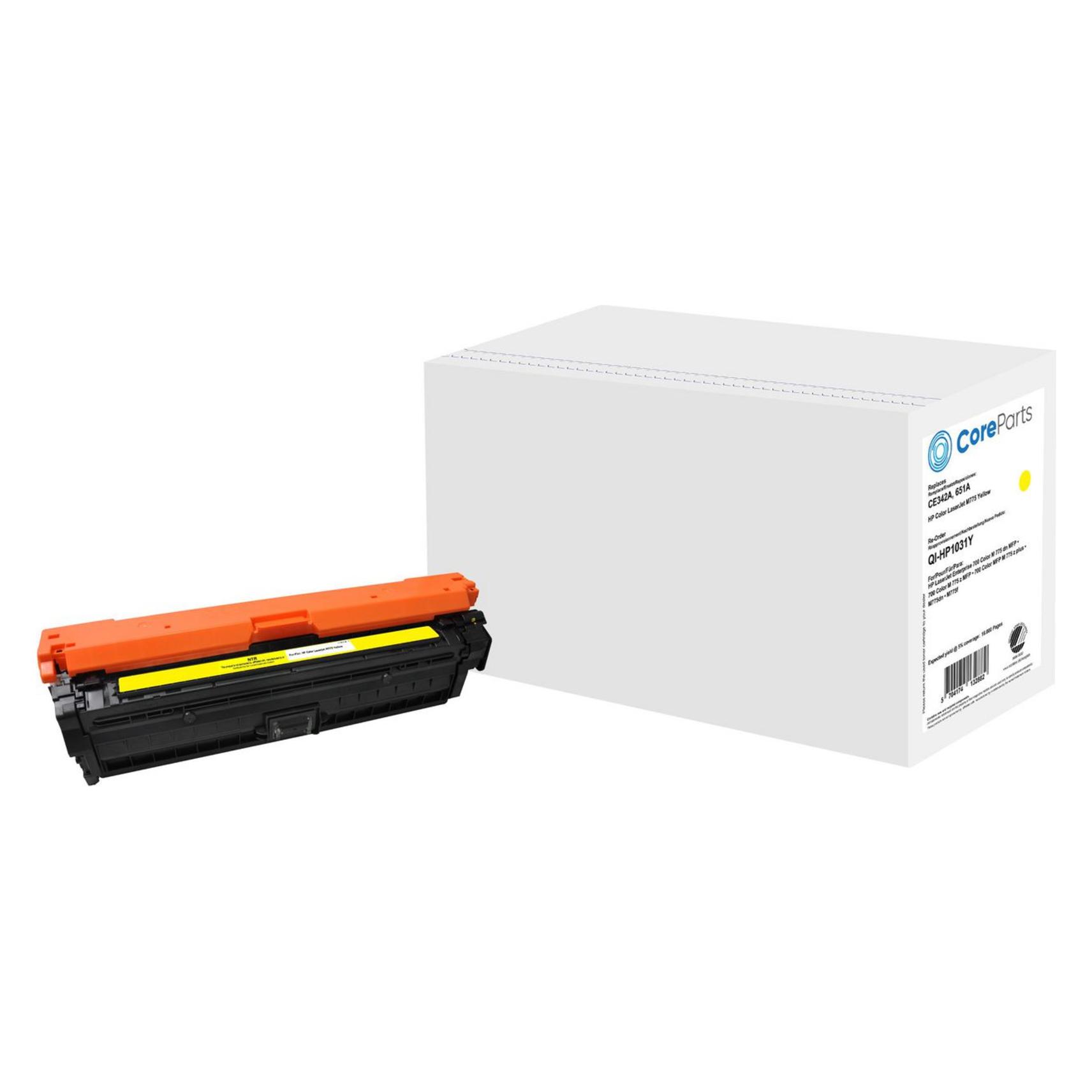 CoreParts QI-HP1031Y Tonerkartusche (e) Kompatibel (Y) (QI-HP1031Y)