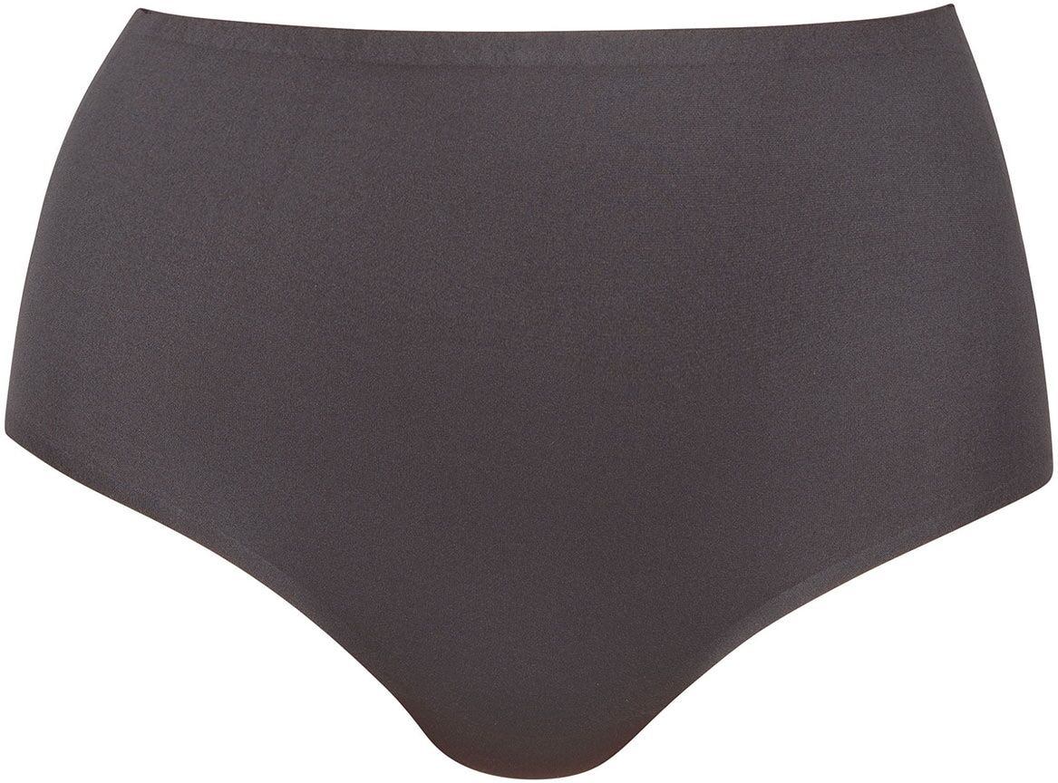 High-Waist-Slip ANITA "High Waist Essentials", Damen, Gr. SM, grau (anthrazit), Stoff, Obermaterial: 80% Polyamid PA. 20% Elasthan EL., Unterhosen High-Waist-Slip