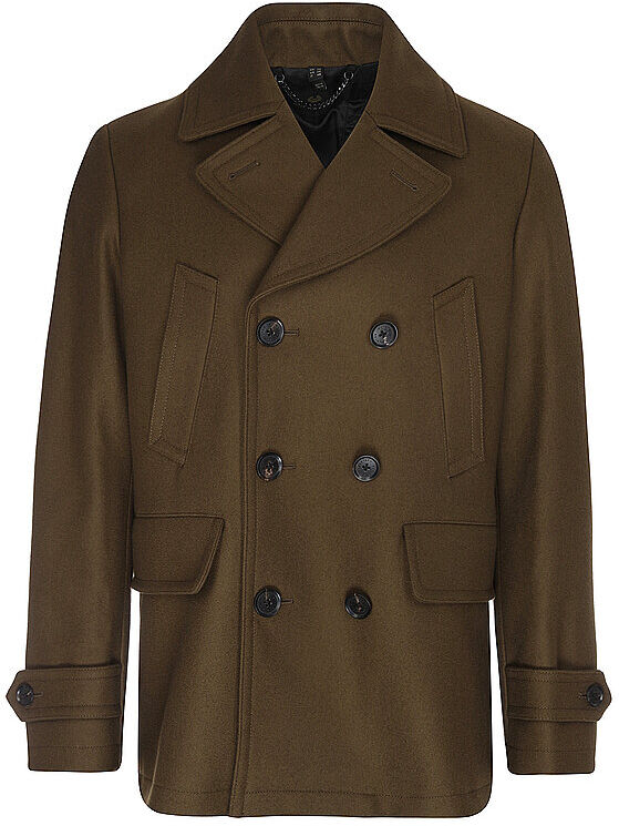 BELSTAFF Wolllmantel MILFORD PEA olive   50 50