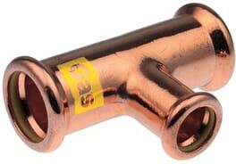 Pegler Yorkshire VSH Xpress Gas Branch Reducing Tee - 54 x 54 x 42mm