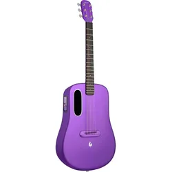 Lava Music Gitarre ME 4 38 Zoll Lila (Akustik Gitarre, Airsonic Kohlefaser-Verbundstoff, HPL), Gitarre, Violett
