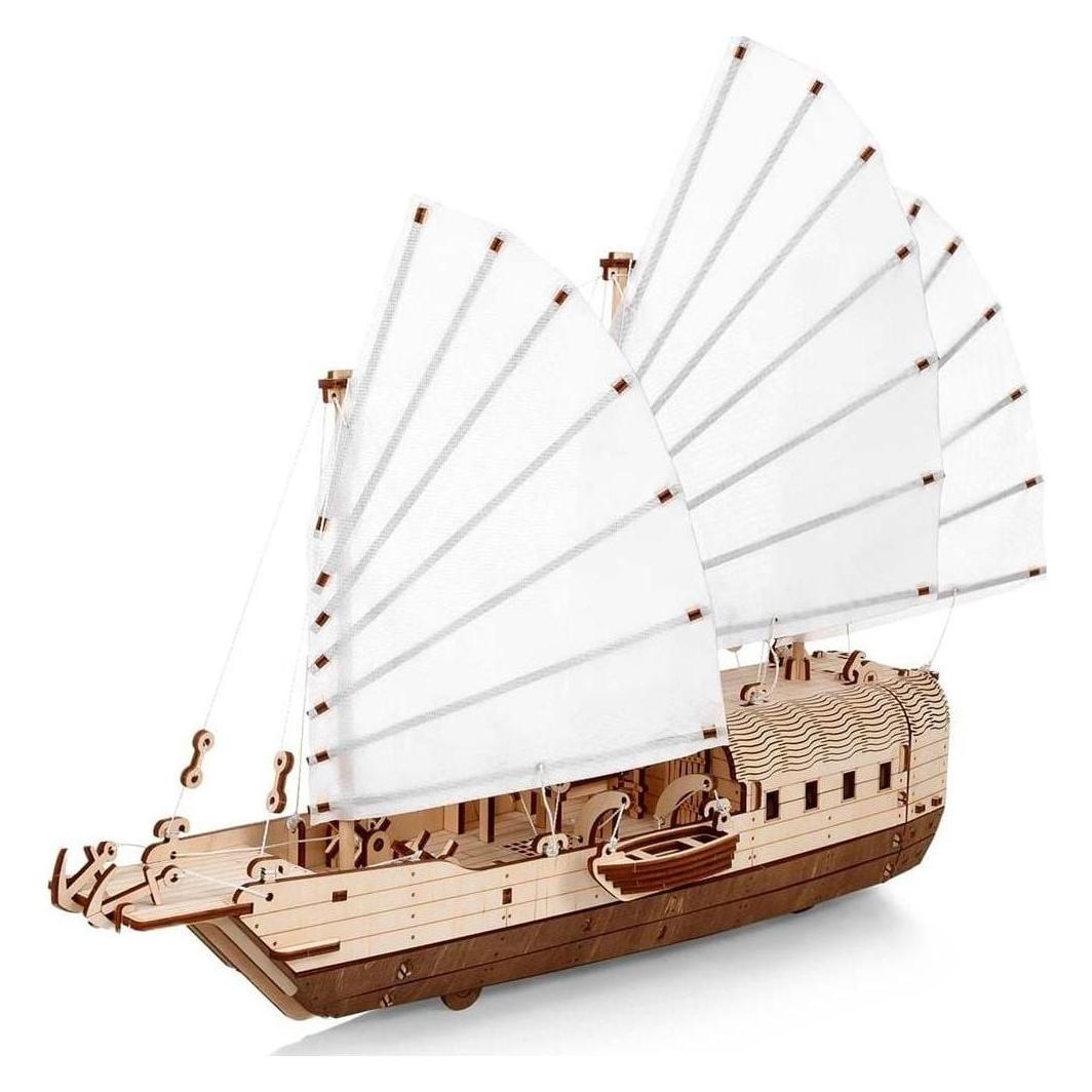 Eco Wood Art Asiatisches Schiff (Djong) - 3D Holzbausatz (EWA-00292)