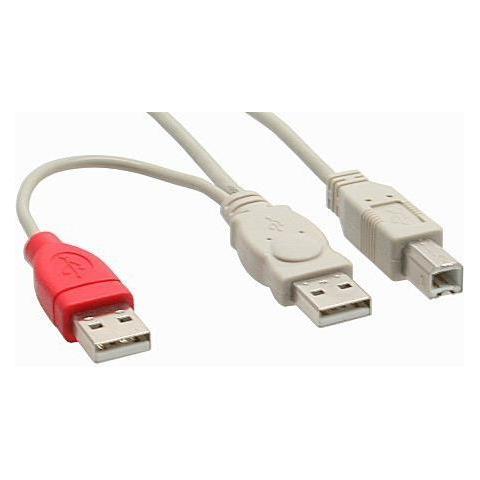 InLine USB 2.0 Y-Anschlusskabel (1 m, USB 2.0) (34510X)