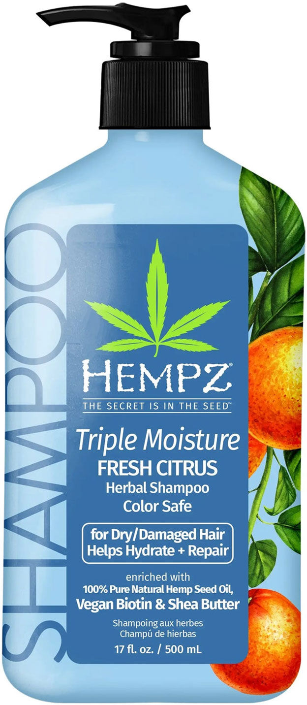 HEMPZ Triple Moisture Fresh Citrus Herbal Shampoo