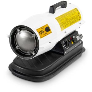 Trotec Heizlüfter IDE 20 D, bis 20000 Watt, Direkt-Ölheizgebläse, 12 L Tank, Spritzwasserschutz, 550 m³/h