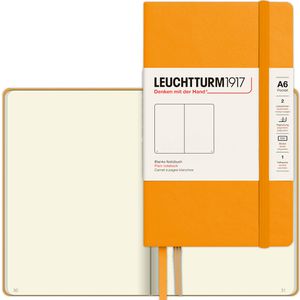Leuchtturm1917 Notizbuch Pocket, 365625, Karton Hardcover, Rising Sun, 94 Blatt / 187 Seiten, 80 g/m², blanko, A6