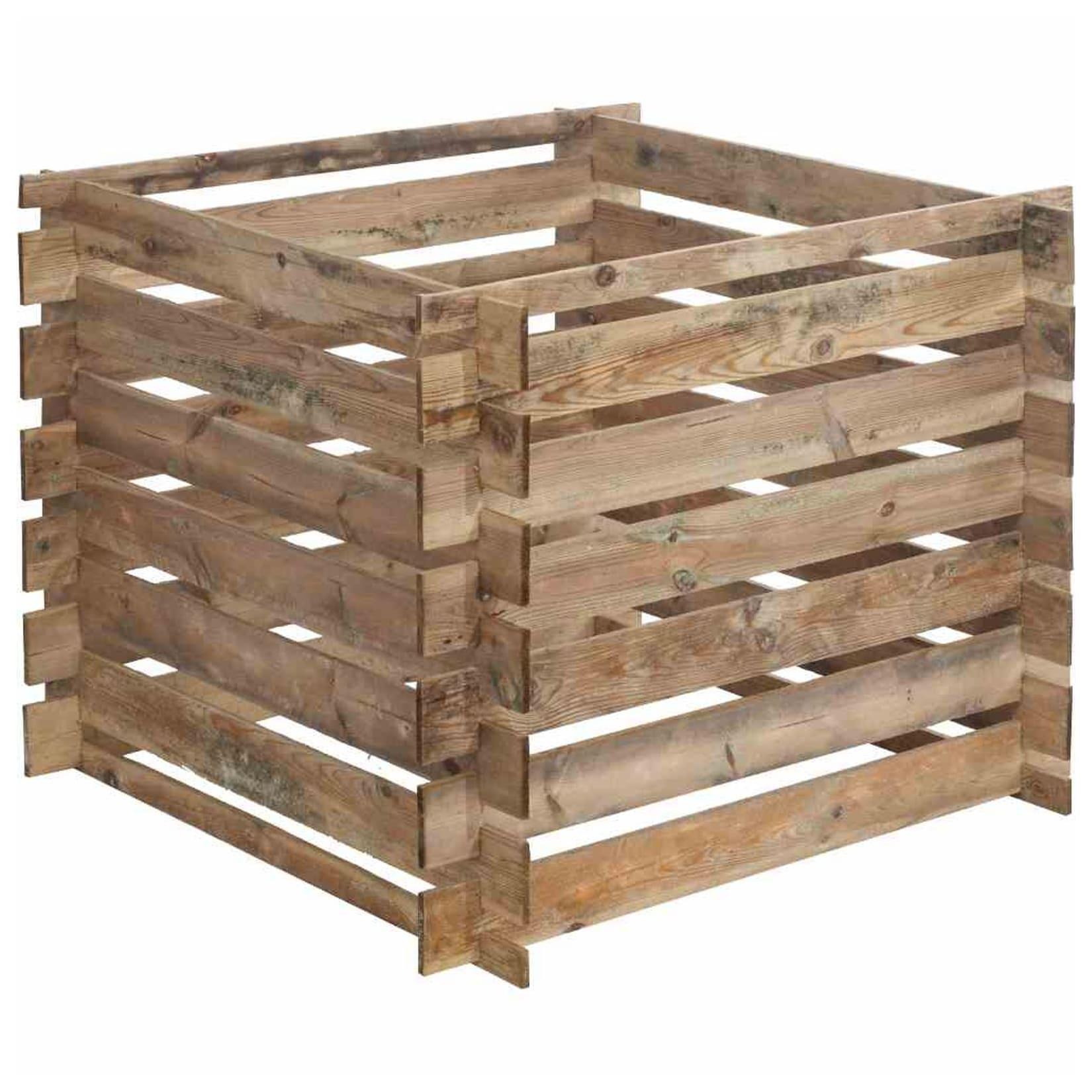 FOREST-STYLE Komposter Mezzito 480L, Maße: 100x100x72cm 100x100x72cm