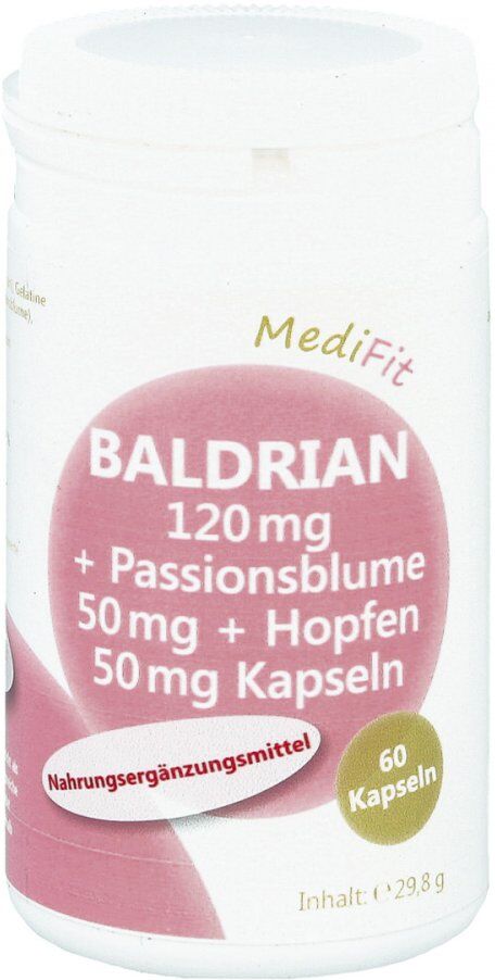 ApoFit Baldrian 120 mg+Passionsblume 50 mg+Hopfen 50 mg