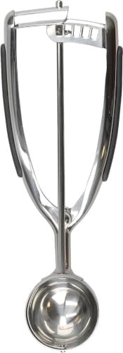 KitchenAid IJsschep en koekjeschep met trekker, roestvrij staal, zilver