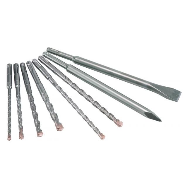Alpen SDS + Beton 8 Innenbohr- und Reststückset, MIX-BOX F4 (0000500008100) (0000500008100)
