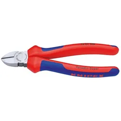 Knipex, Bolzenschneider + Seitenschneider, Szczypce tnące boczne z rękojeścią wielokomponentową 160mm (70 02 160) (160 mm)