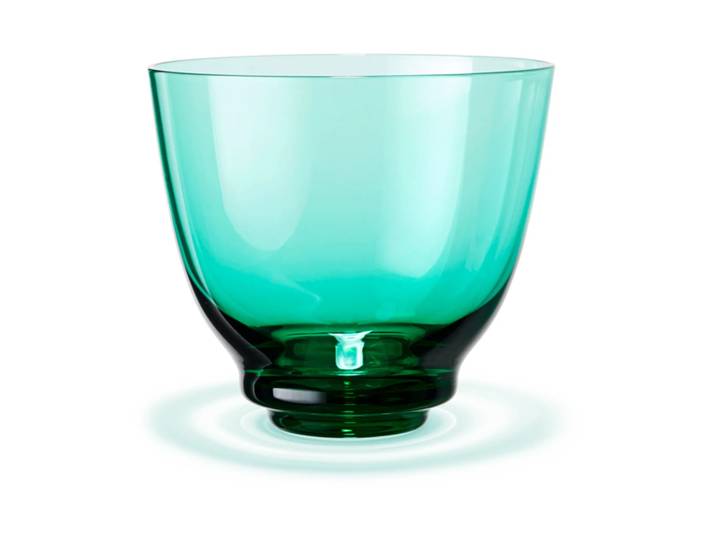 Holmegaard Verre à eau Flow 35 cl Emerald green