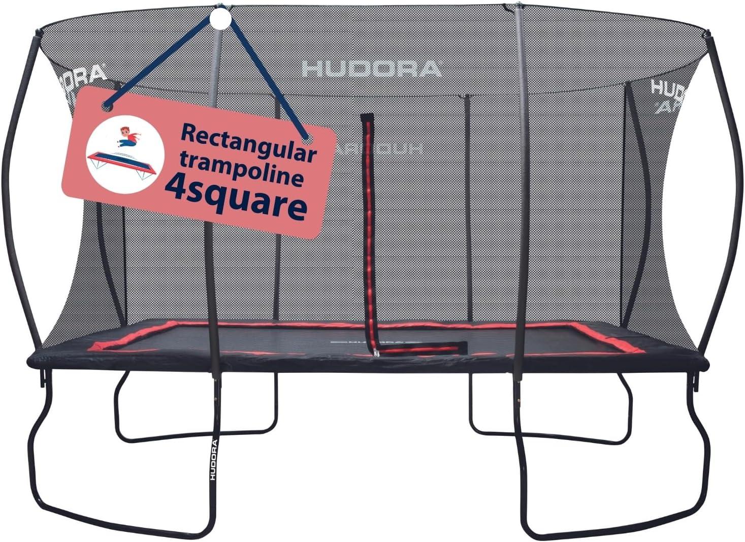 Trampolin 4square - Rechteckiges Outdoor-Trampolin, Größe: 244 x 366 cm oder 215 x 305 cm