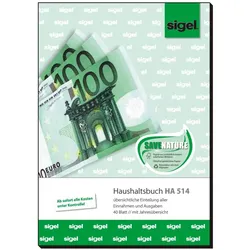 Sigel, Formular, Formularbuch Haushaltsbuch